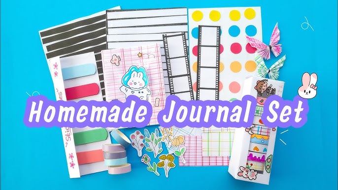 Part-2) DIY JOURNAL SET /How to Make Journal Set at Home /DIY Journal kit /  DIY Journal Stationary 