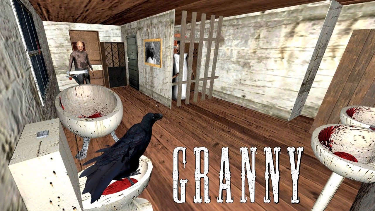 Granny Recaptured (PC) - The New Secret Bathroom And Living Room On Granny's House (Map Expanded)