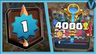 1 ЛВЛ! ОТ 0 ДО 4000 КУБКОВ ЗА 12 ДНЕЙ! САМЫЙ СЛОЖНЫЙ ЧЕЛЛЕНДЖ / CLASH ROYALE