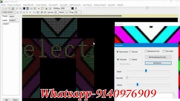 Pixel led 3d gate  layout patching connected and programming
