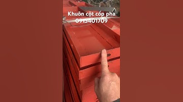 Khuôn cột be cốp pha xây dựng #coppha #shorts