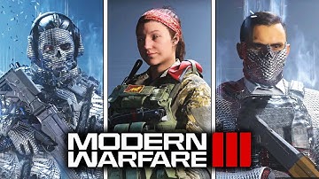 All Operator Skins & Select Animations in Call of Duty: Modern Warfare 3 (2023)