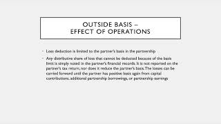 Outside basis