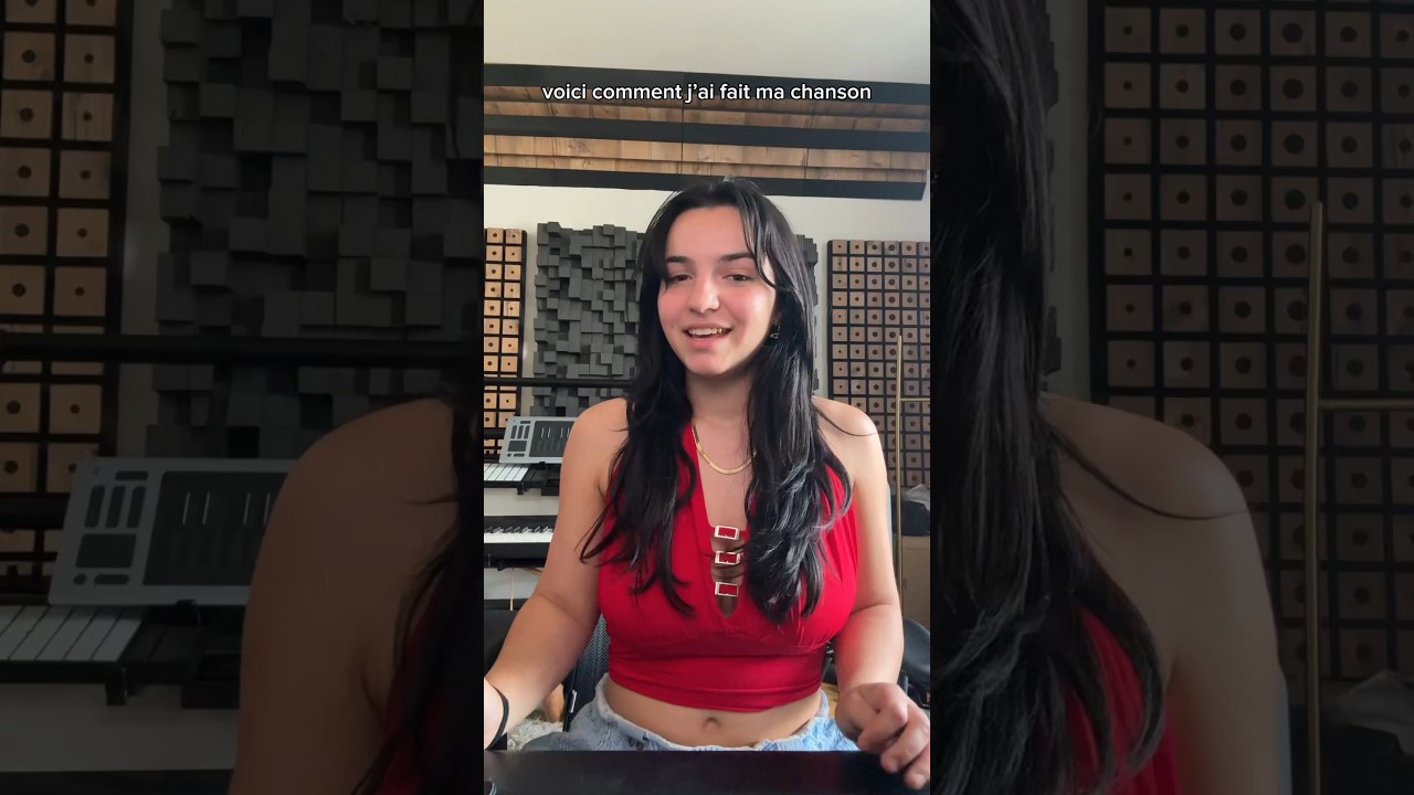 how I made my song « Under The Same Moon » 🩷 Music video out now ! 