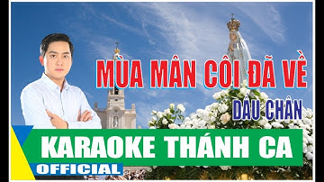 KARAOKE - Mùa Mân Côi đã về l Nhạc Thánh Ca