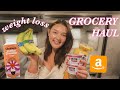 WEEKLY GROCERY HAUL FOR WEIGHT LOSS! AMAZON FRESH