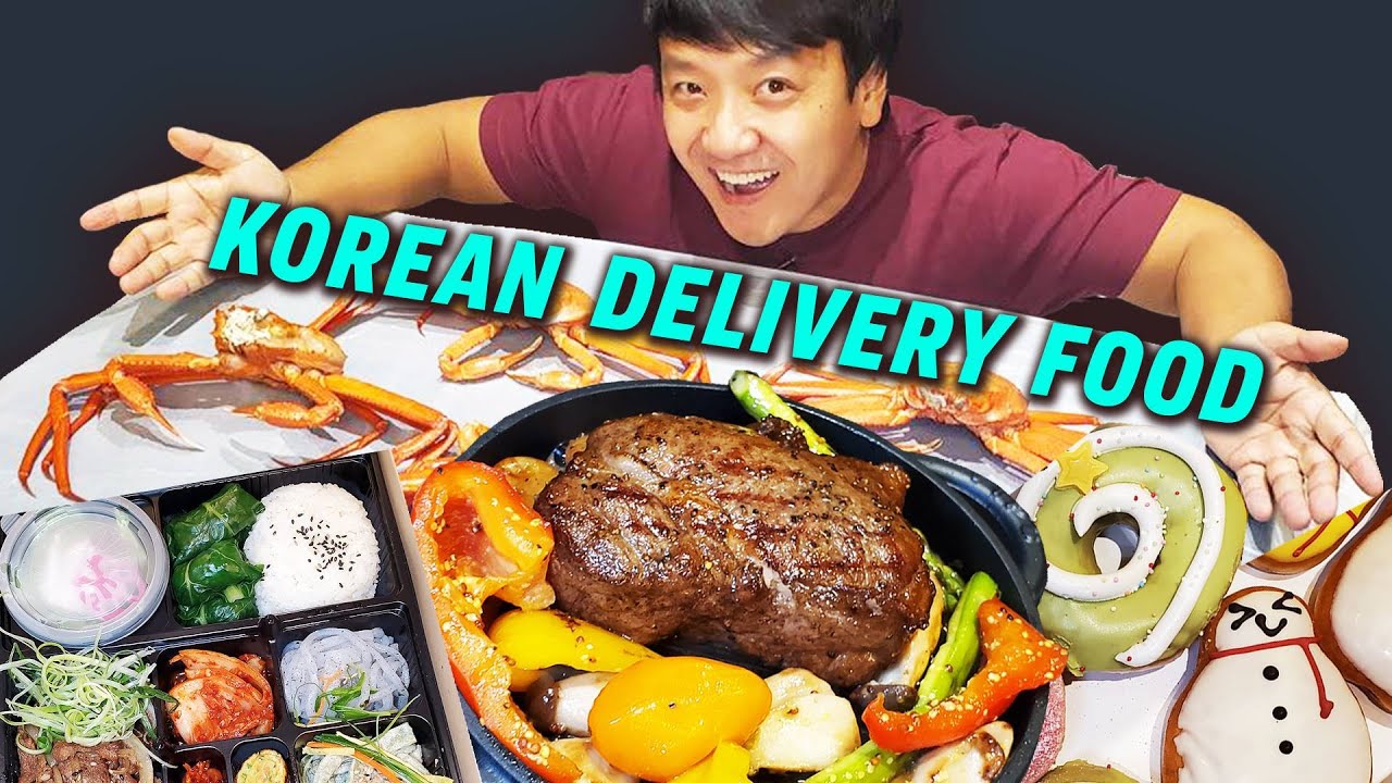 MUST TRY Korean DELIVERY FOODS SNOW CRAB Steak How To Order 