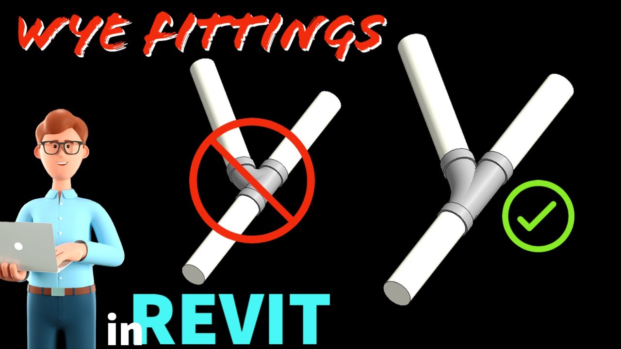 Wye Fitting PROBLEMS & how to fix them in REVIT YouTube