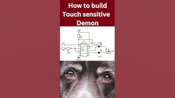 How to build touch blinking demon or dog eyes circuit