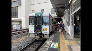 JR東日本 陸羽東線 キハ110形 古川駅から小牛田駅 車窓 （2023/06/30）