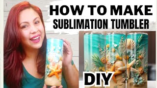 Sublimation Tumbler/How to make a tumbler