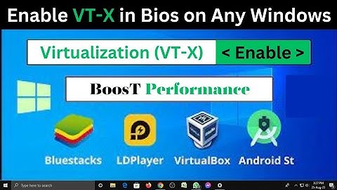 How to Enable Virtualization in Windows 10 || Enable VT-x in Bios Settings Easily 2023