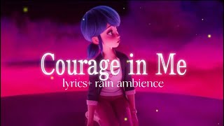 miraculous awakening: courage in me (lyric video)   rain ambience ♡