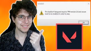 How To Enable TPM 2.0 And Secure Boot - FIX VAN9001