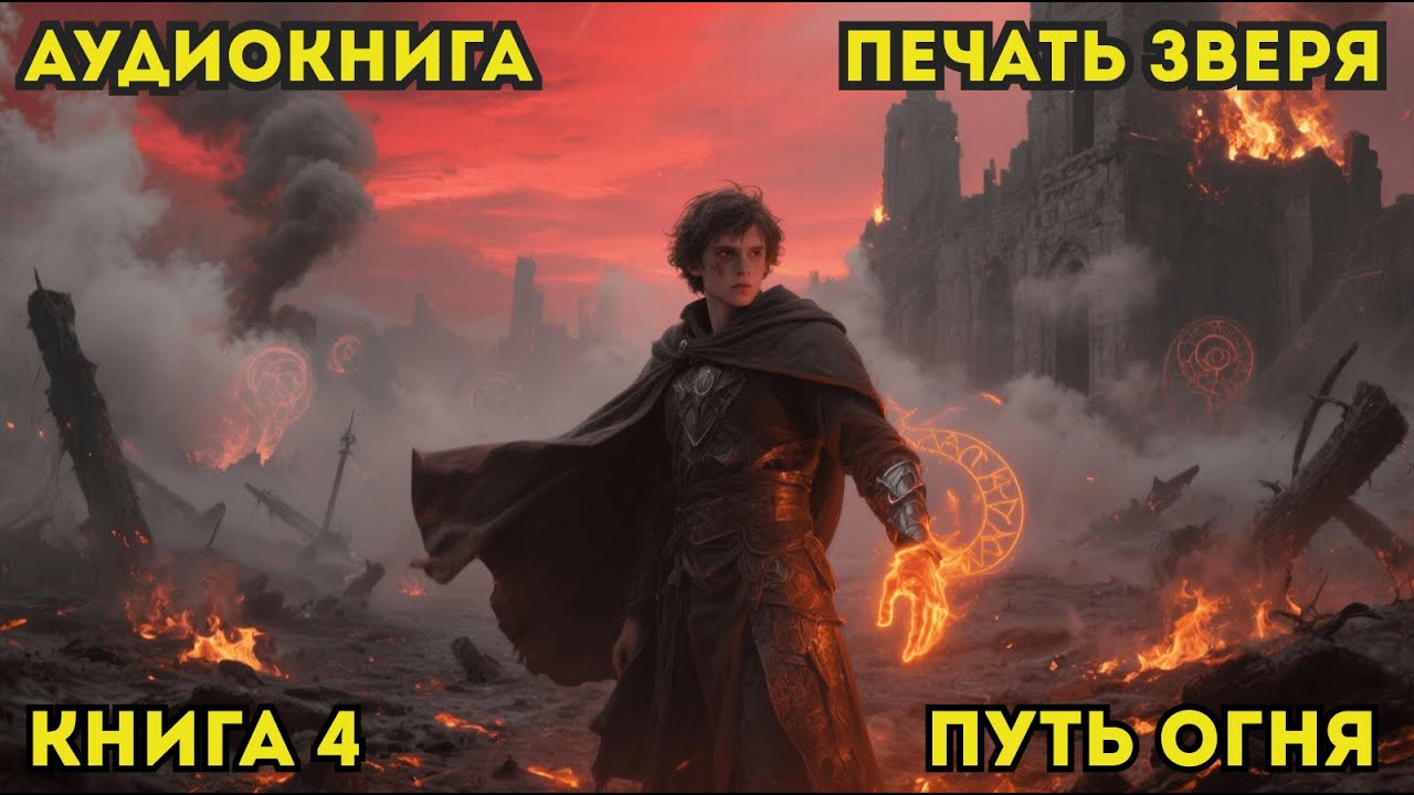 Печать зверя: Путь огня | Книга 4 | Фэнтези аудиокнига | Попаданец в магический мир | Герой и судьба