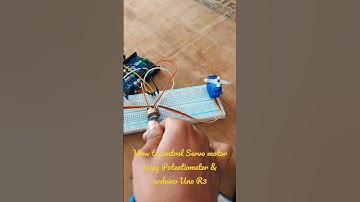 How to control Servo motor using Potentiometer & Arduino,r3/By Dream Experiment #shorts #experiment