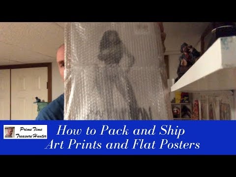 How to Pack and Ship Art Prints and Flat Posters to Prevent Damage