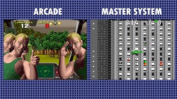 Arcade Vs Master System - Air Rescue