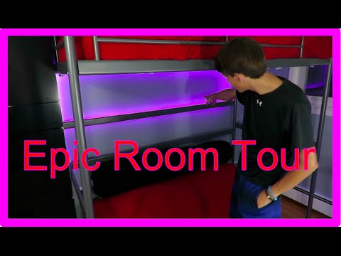Epic Room Tour with loft!!!