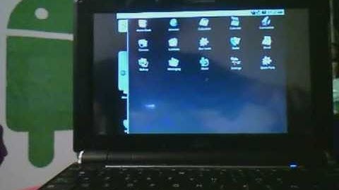 Netbook running android with touchscreen !