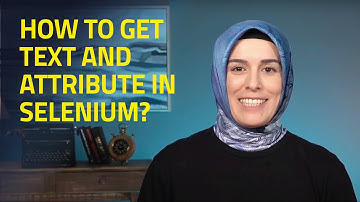 How to get text and attribute in Selenium?
