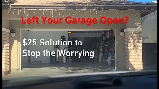 Did I Leave My Garage Door Open?  Garage Door Monitor Review.