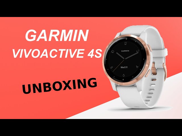 Garmin Vivoactive 4S White/Rose Gold Unboxing HD (010-02172-24