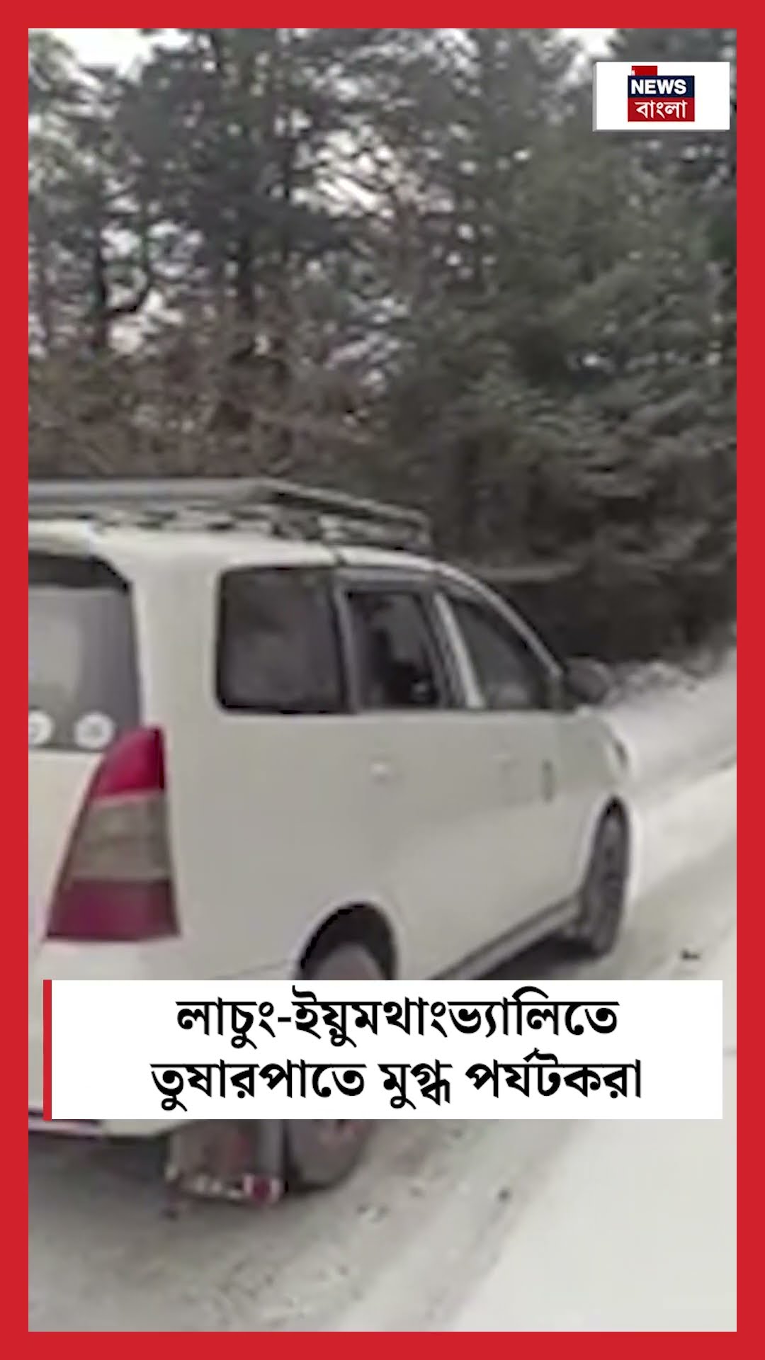 Lachung - Yumthang Valley তে তুষারপাতে মুগ্ধ পর্যটকরা #shorts