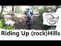 How to ride hills on single track on an adventure motorcycle