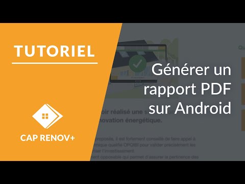 Tuto : Générer et partager un rapport PDF généré sur Android