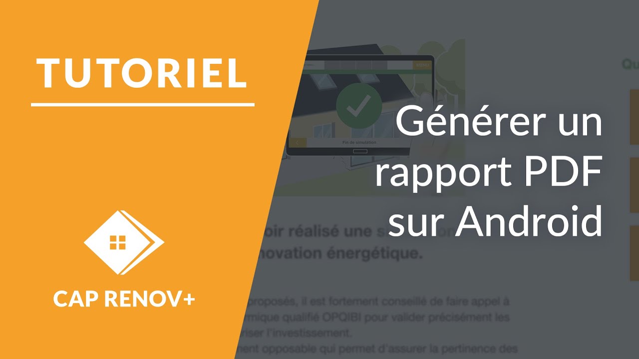 Tuto Generer Et Partager Un Rapport Pdf Genere Sur Android Youtube