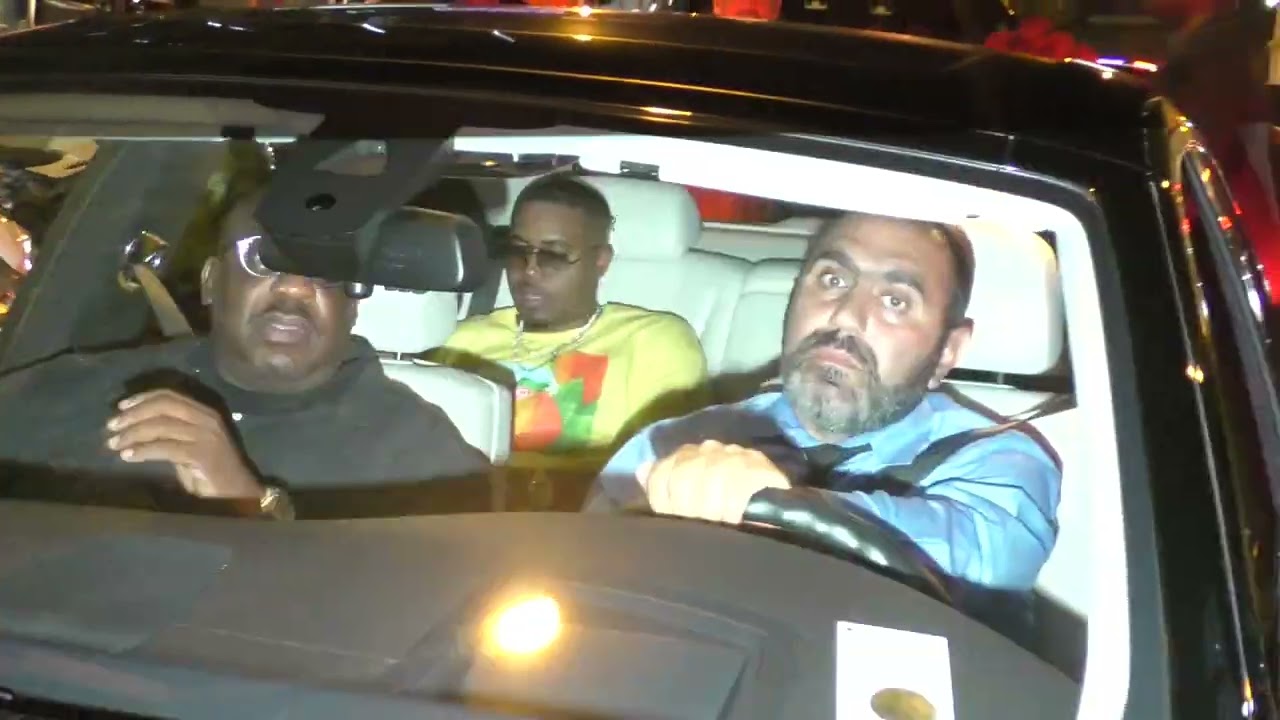 Nas leaves Bootsy Bellows nightclub in West Hollywood