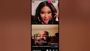 Lyrica Anderson ig live