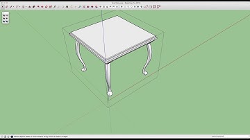 SketchUp Skill Builder  Use Intersect for a Quick End Table
