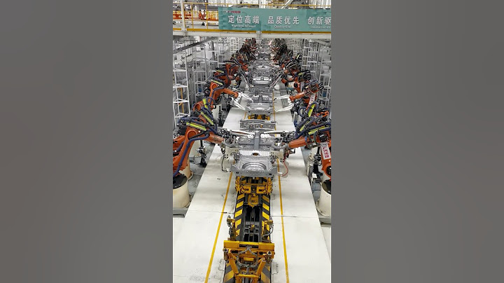 Car Factory Robots, Automatic Welding Body Shop, will we lost out jobs some day?