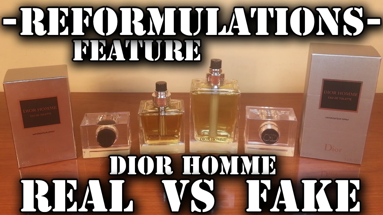 Fake fragrance & reformulations - Dior Homme - YouTube