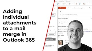 How to send individual attachments in an Outlook mail merge