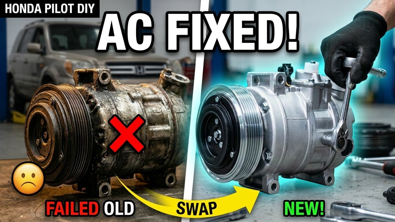 Советы экспертов по быстрой замене компрессора кондиционера Honda Pilot 3.5 