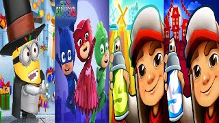 Despicable Me - Minion Rush Magician Minion- CAMPING TIME VS Subway Surfers  VS PJ Masks: Super City screenshot 5