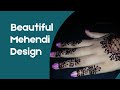 How To Do Beautiful Mehedi Design At Home //How To Do Simple Henna Design..#Mehendi_Design🥰