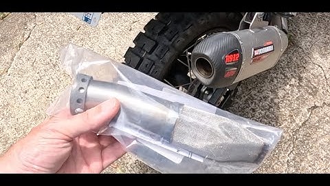 Yoshimura Spark Arrestor SA-19K Install