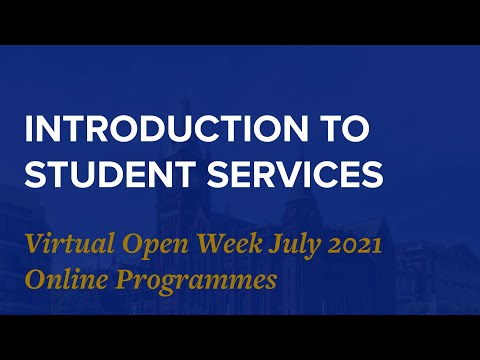 Introduction to Student Services – University of Liverpool Online Programmes