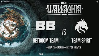 [Official Bahasa] Team Spirit vs Betboom - Swiss Stage - PGL Wallachia @anonimdt