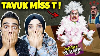 MİSS T TAVUK OLDU !! ÇİKOLATADAN HEYKELİNİ YAPTIRMIŞ | SCARY TEACHER 3D