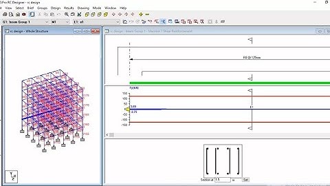 RC Designer /Interactive concrete design using by Staad pro v8i