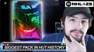 OPENING THE BIGGEST PACK EVER! 60 PLAYERS! I NHL 25 HUT