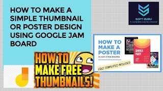 HOW TO MAKE A SIMPLE THUMBNAIL OR SIMPLE POSTER USING GOOGLE JAM MAKER screenshot 5