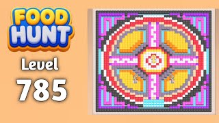 Food Hunt Pixel puzzle level 785 walkthrough solution gameplay 