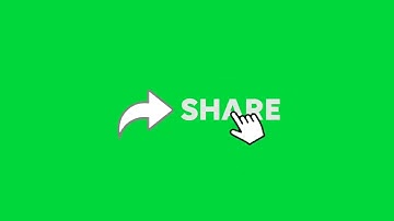 Green Screen Share Button Animation