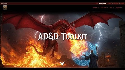 AD&D Toolkit Character Sheet Overview - https://adndtoolkit.com/